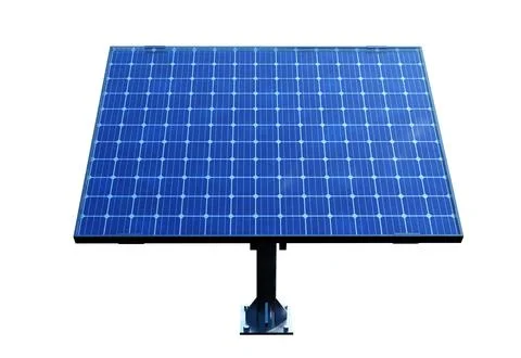 Solar panel front view on white background Фото