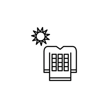 Solar panel, gadget icon. Element of gadget icon Stock Illustration