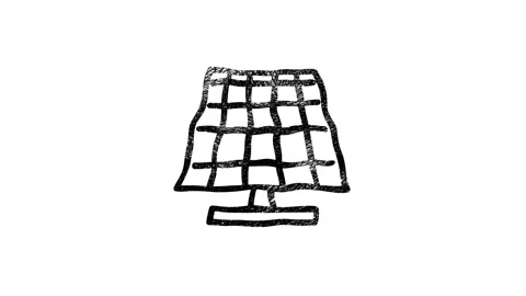 Solar Panel icon in hand draw style. Motion graphics Stock Footage 151565873