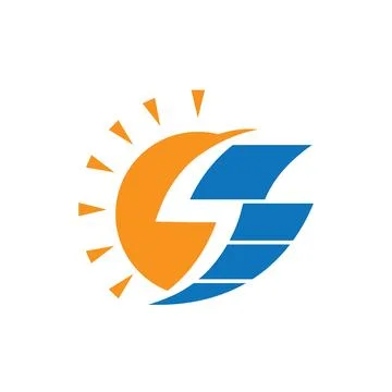 Solar panel icon vector design template Иллюстрация