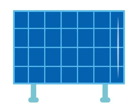 Solar panel icon. Vector illustration Stock Illustration