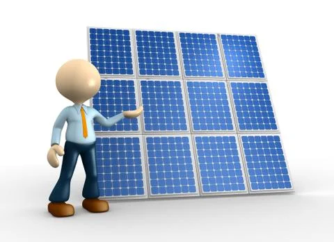 Solar panel Stock Illustration