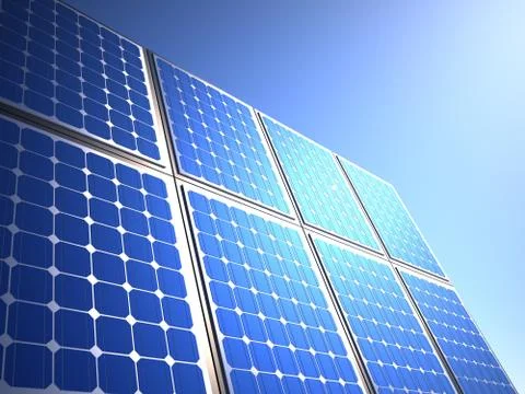 Solar panel Stock Illustration