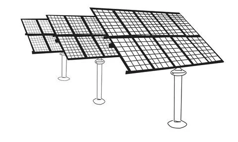 Solar panel Stock Illustration