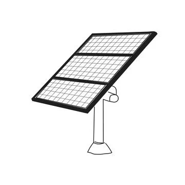 Solar panel Stock Illustration