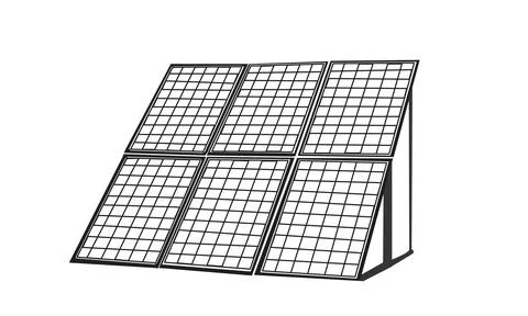 Solar panel Stock Illustration