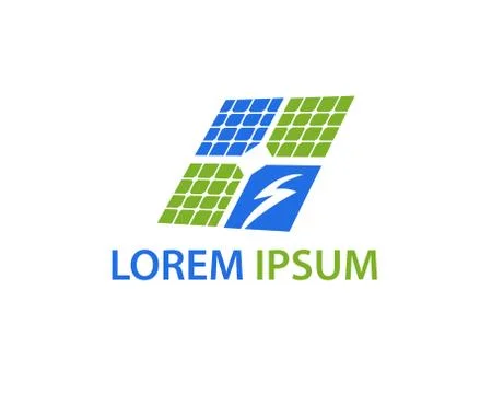 Solar panel illustration Stock Illustration