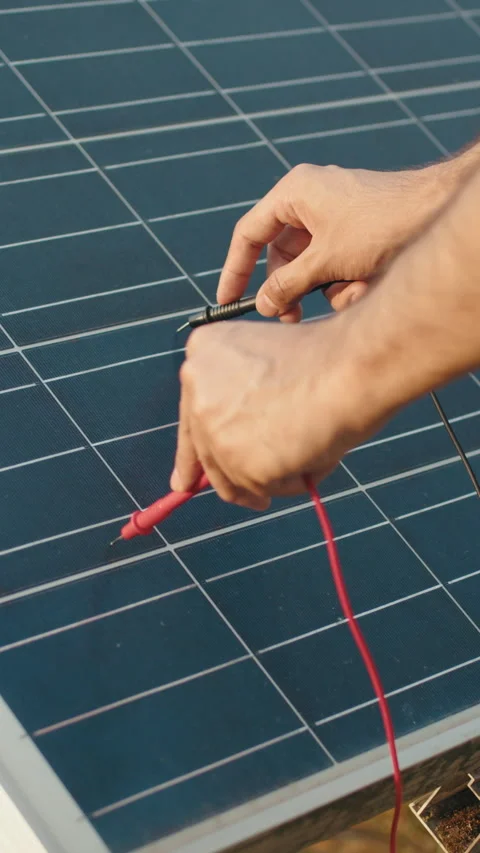 Solar Panel Inspection Stock Footage 317433439