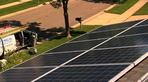 Solar Panel Install Видео 12271971