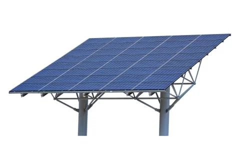 Solar panel isolated on white background Stock Photos
