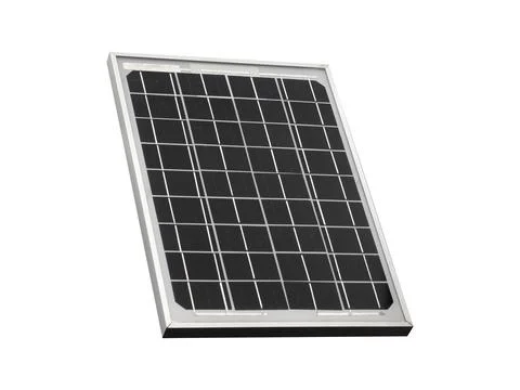 Solar panel isolated on white background. Stock Photos