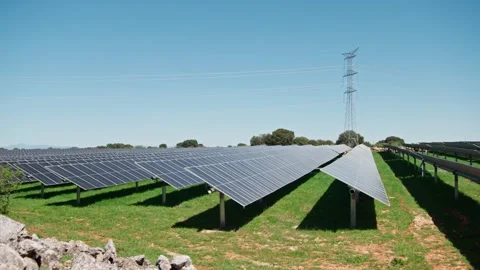 Solar Panel Landscape Video stock 287742214