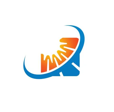 Solar Panel Logo Vector Sign Stock Illustration