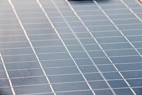 Solar Panel Macro Collector Close Up Stock Photos