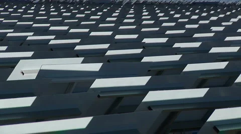 Solar Panel Mirrors move in Timelapse2 Stock Footage 1099249