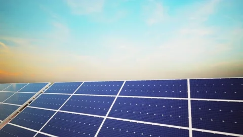 Solar Panel Moving Camera 스톡 동영상 229468072