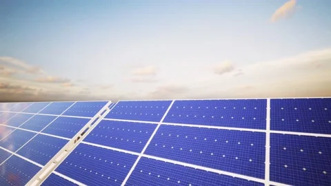 Solar Panel Moving Camera 스톡 동영상 229468078