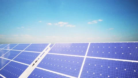 Solar Panel Moving Camera 스톡 동영상 229468084