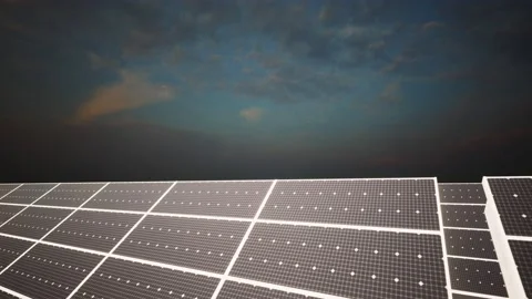 Solar Panel Moving Camera 스톡 동영상 229468111