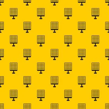Solar panel pattern Stock Illustration