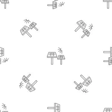 Solar panel pattern seamless vector 스톡 일러스트