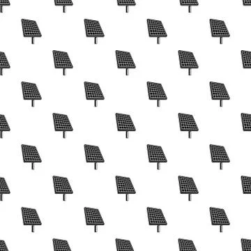 Solar panel pattern seamless vector 스톡 일러스트