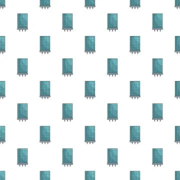 Solar panel pattern seamless vector Stock Illustration