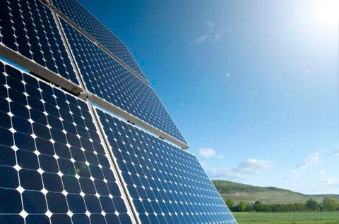 Solar panel Stock Photos