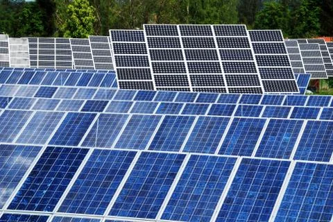 Solar panel Stock Photos