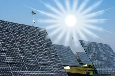 Solar panel Stock Photos