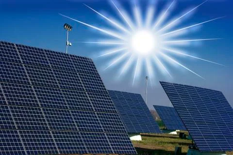 Solar panel Stock Photos