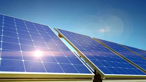 Solar panel, renewable energy, technology, electricity Stock Footage 314988140