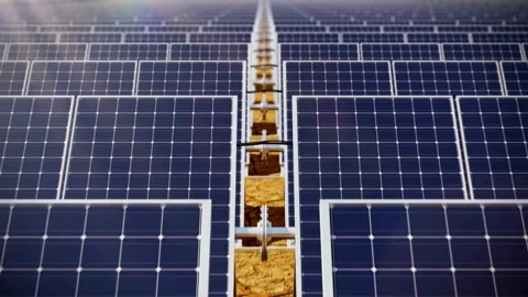 Solar panel, renewable energy, technology, electricity Stock Footage 314988155