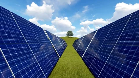 Solar panel, renewable energy, technology, electricity Stock Footage 314988236