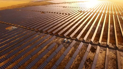 Solar panel, renewable energy, technology, electricity Stock Footage 314988255