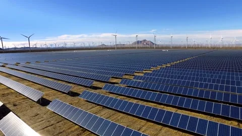Solar panel, renewable energy, technology, electricity Stock Footage 314988315