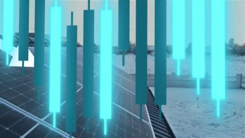 Solar panel rooftop electricity production blackout power outage due to 库存影片 263543098