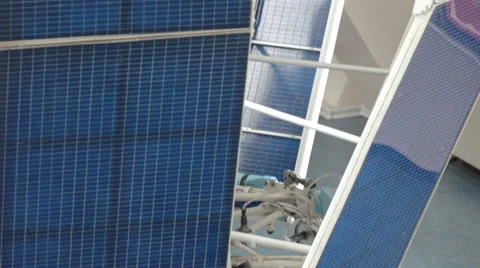 Solar panel satellite 스톡 동영상 64566627