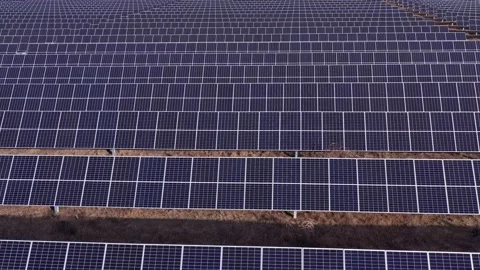 Solar panel station in Tennessee Stock Footage 221270048