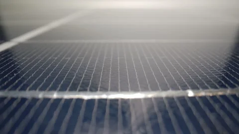 Solar panel texture macro close up Stock-Footage 143984329