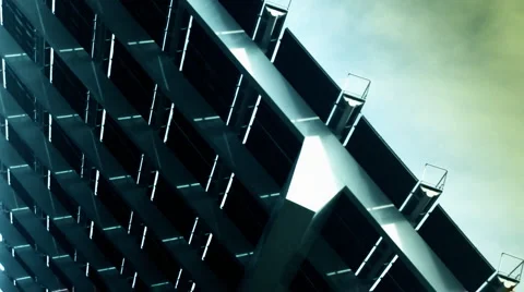 Solar panel timelapse close up green Stock Footage 1053430