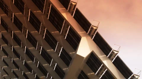 Solar panel timelapse close up red Stock Footage 1053553