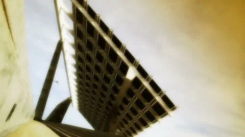 Solar panel timelapse old 4k Stock Footage 8683925