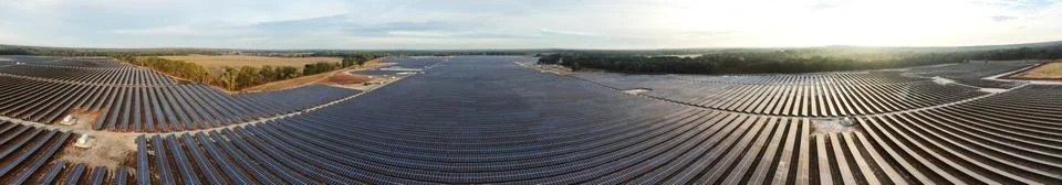 Solar panel under construction Stock Photos