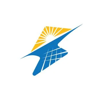 Solar panel  vector icon concept design Stock Illustration