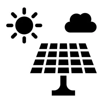 Solar panel Vector Icon Design Illustration Stock Illustration