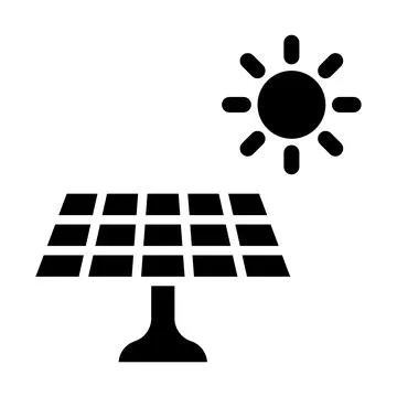 Solar panel Vector Icon Design Illustration Stock Illustration