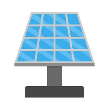 Solar panel vector Stock Illustration