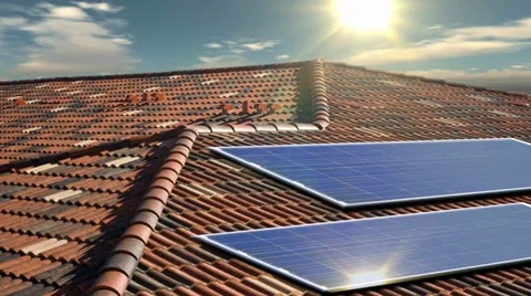 Solar panels 2 Stock Footage 25879230