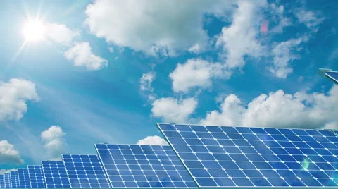 Solar Panels. 4K. Stock-Footage 42778568